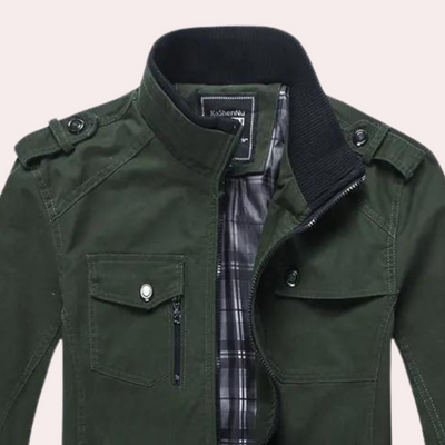 Richard | Stylische Stehkragenjacke für den täglichen Gebrauch