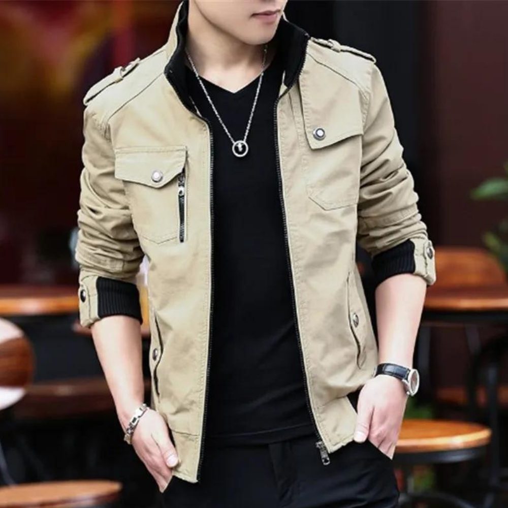 Richard | Stylische Stehkragenjacke für den täglichen Gebrauch