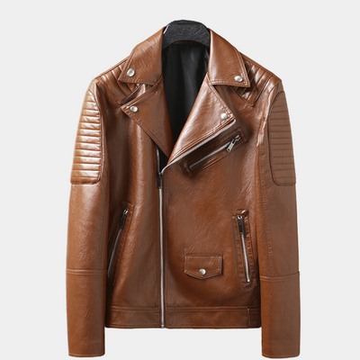 Lutz | Stylische Zip-Up Bikerjacke für Männer, langlebig und trendy