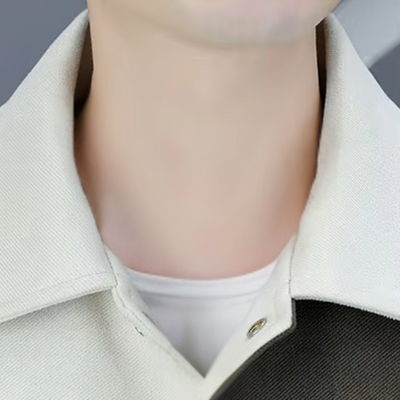 Aziel | Stylischer Herrenmantel mit Farbkontrastdesign