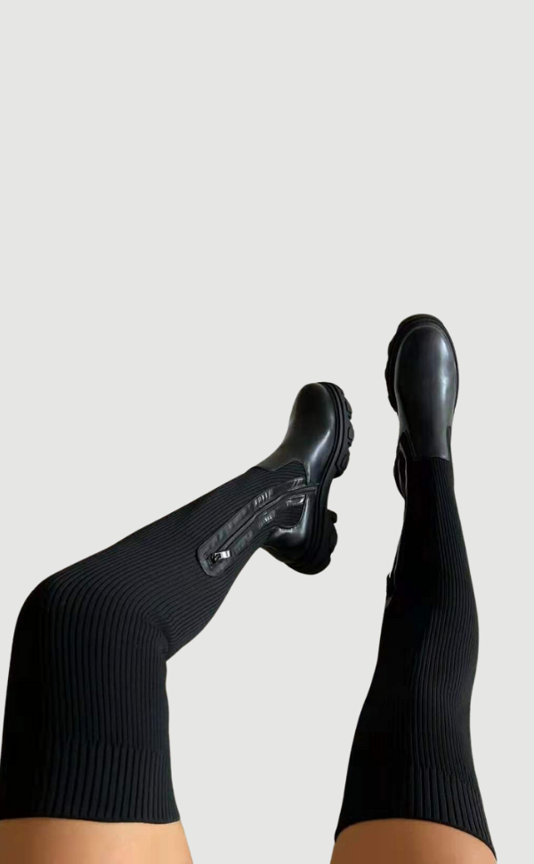 Charlotte | Stretch Strickstiefel