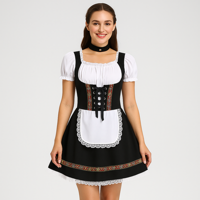 Kurzes Dirndl Kleid – Bayerisches Trachtenkleid für Frauen