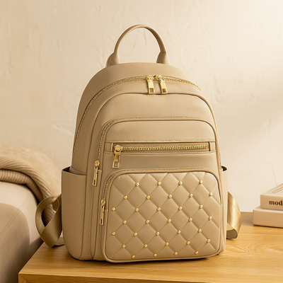 Rucksack im lässigen Stil mit großem Fassungsvermögen – leicht und robust mit verstellbarem Riemen und mehreren Taschen