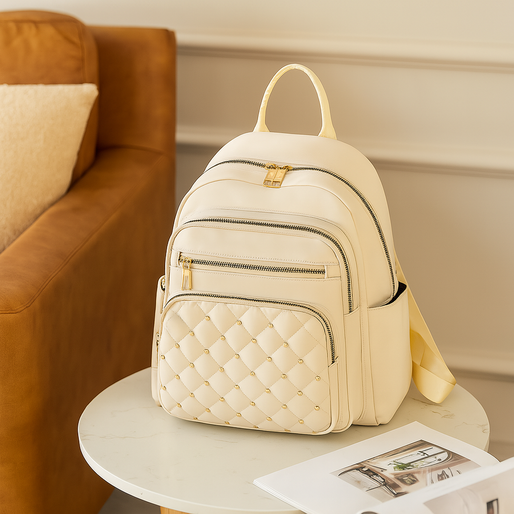 Rucksack im lässigen Stil mit großem Fassungsvermögen – leicht und robust mit verstellbarem Riemen und mehreren Taschen