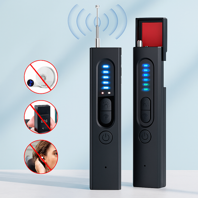 3-in-1-Spionagekamera-Detektor – Einstellbare Empfindlichkeit, LED-Licht & Vibrationsalarm