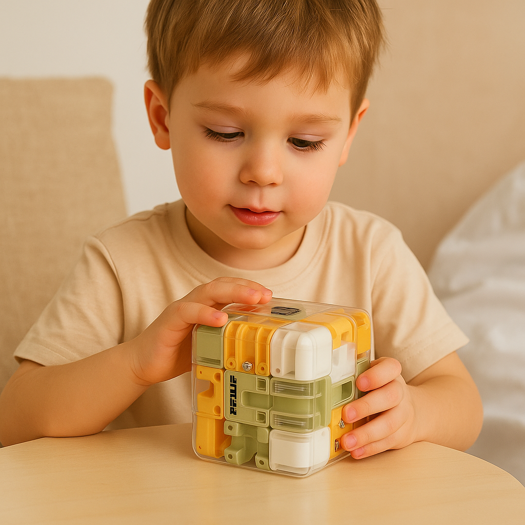 3D-Labyrinth-Spielzeug – Logikspiel mit Tierformen für räumliches Vorstellungsvermögen und Problemlösungsfähigkeiten