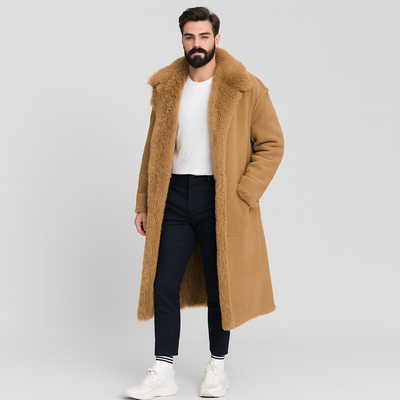Henrik | Langer Luxus-Wintermantel für Herren