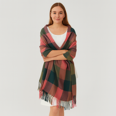 Sofia | Übergroßer Winterschal mit weichem Strick