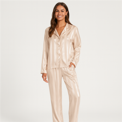 Shubo – Bequemer Damen-Pyjama für entspanntes Schlafen und Entspannen