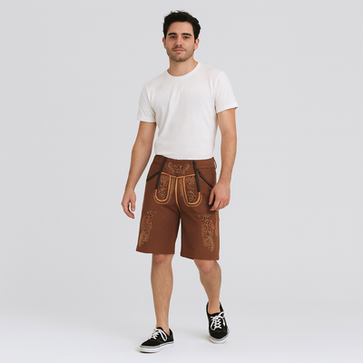 Kurze Wildbock Lederhose Hein