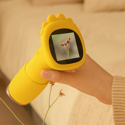 Digitale Lupe für Kinder – Mini-Elektronikgerät mit Kamera, Bildschirm und LED-Leuchten