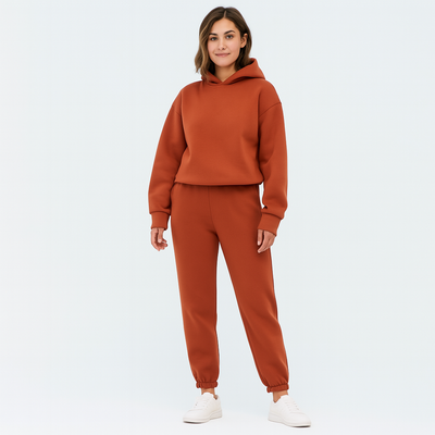 Ultimatives Komfort-Set aus Hoodie und Jogginghose – Gemütliche 2-teilige Loungewear für Frauen