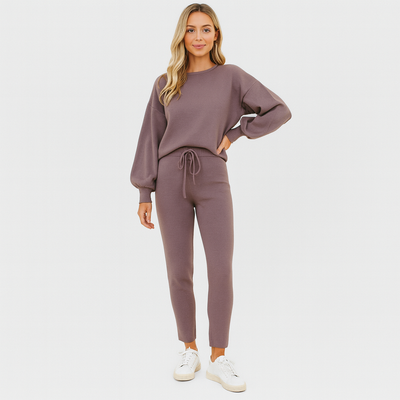 Eleganter Damen-Trainingsanzug – Stilvolles Loungewear-Set für Zuhause oder Freizeit