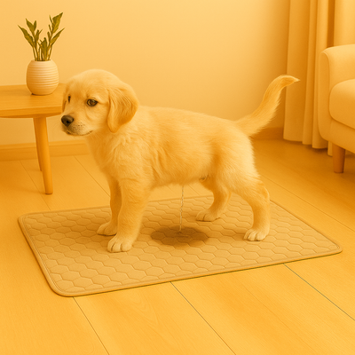 Waschbare und wiederverwendbare 2-lagige Trainings-Pipimatten für Hunde und Katzen