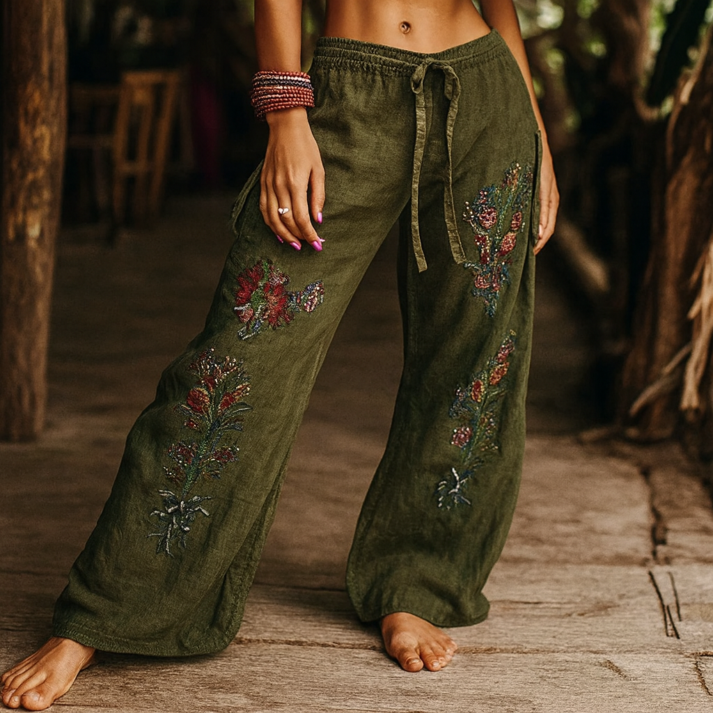 Gladys – Bequeme Yoga Hose im Bohemian Stil