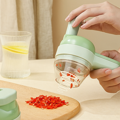 PrepMate – 4-in-1 manueller Küchenvorbereitungshersteller