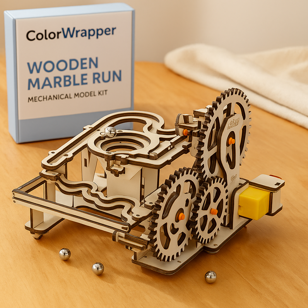 TrackMaster 3D-Kugelbahn-Puzzle – DIY mechanisches Bauset für Teenager und Erwachsene