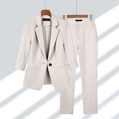 Rosangela | Elegantes Vielseitiges Damen Blazer- und Hosen-Set