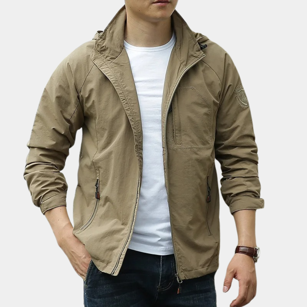 Herz | Leichte Herren-Cargo-Jacke für Sommerabenteuer