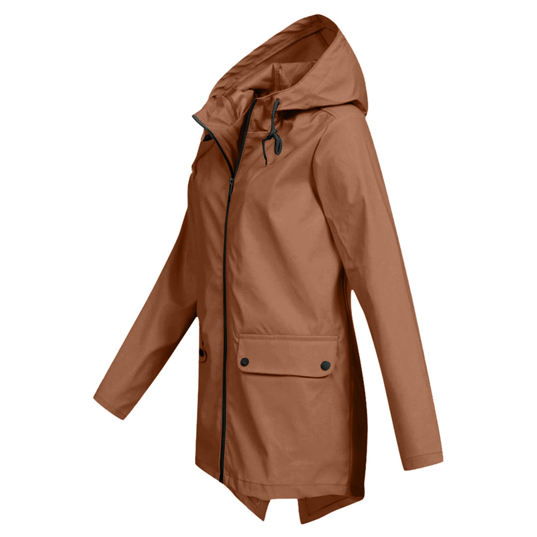 Leichte Regenjacke mit Kapuze für Damen