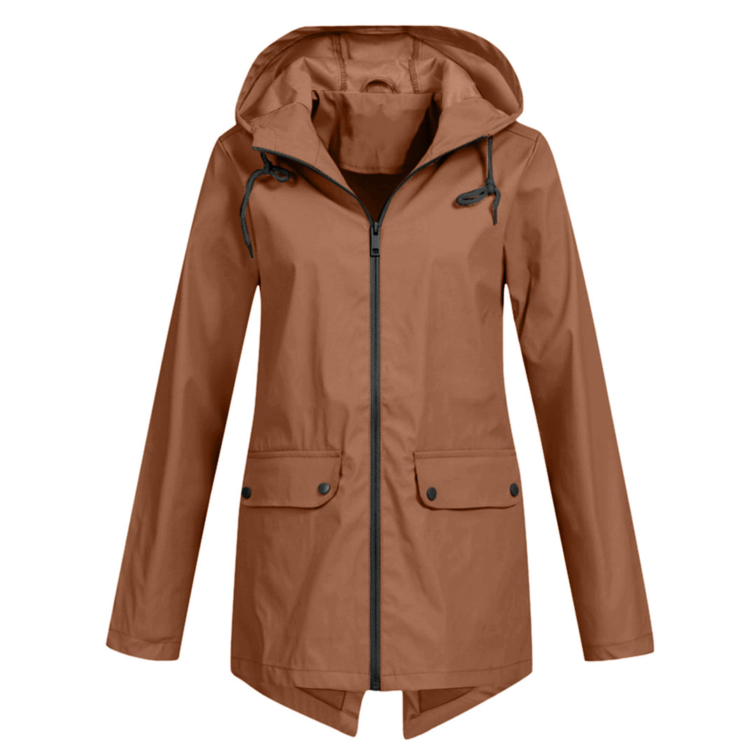Leichte Regenjacke mit Kapuze für Damen