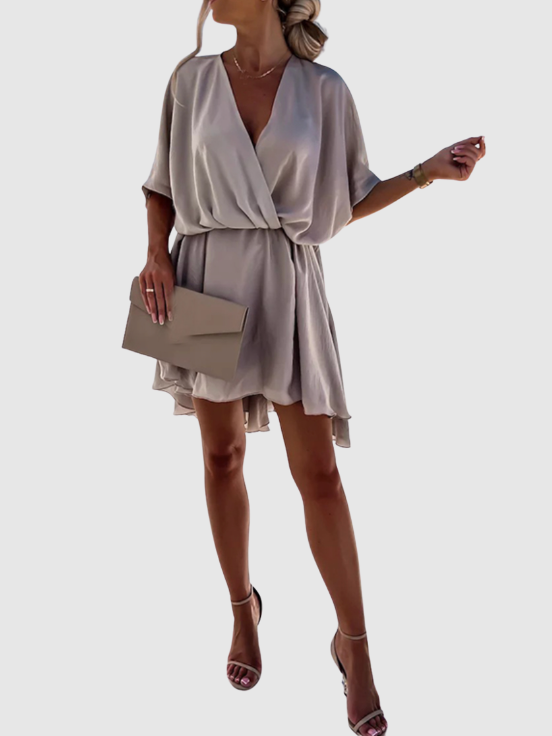 Vaelina – Elegantes Sommerkleid im Kreuzdesign für Frauen