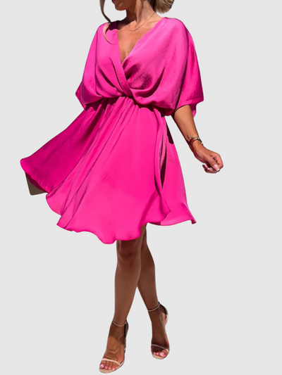 Vaelina – Elegantes Sommerkleid im Kreuzdesign für Frauen