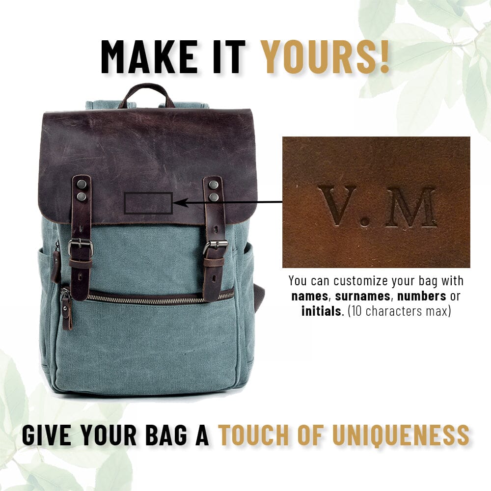 Cambridge | Robuste Baumwoll-Canvas-Rucksack für den täglichen Gebrauch