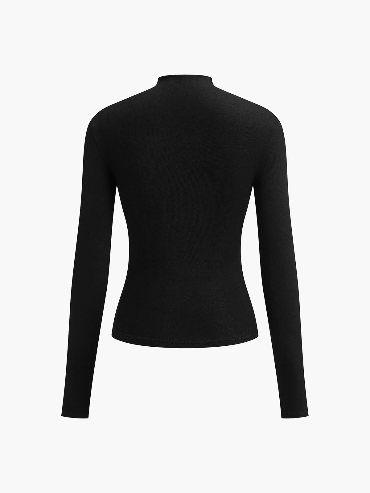 Damen Langarmshirt Raffung Elegantes Longsleeve