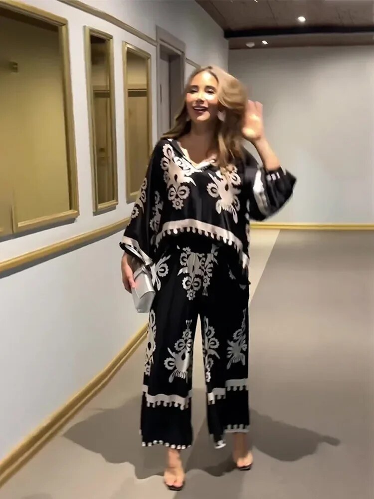 Printura™ - Hose mit unregelmäßigem Druckdesign