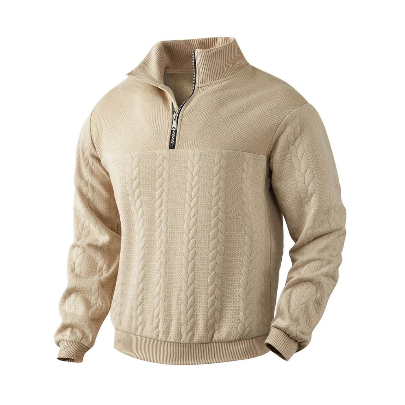 Damian - Bequemer Reißverschluss-Pullover
