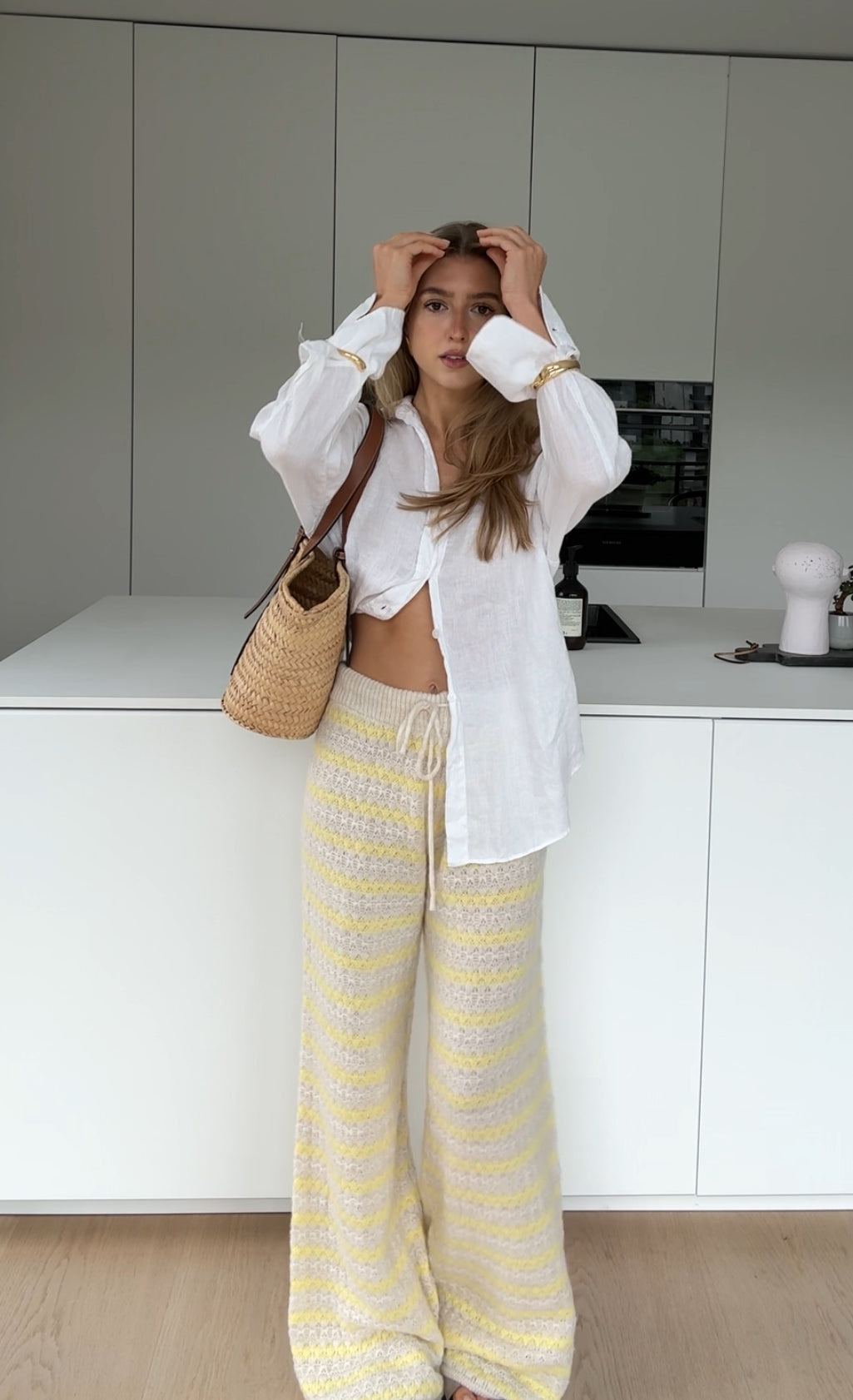 Strickhose "Soléa" Lemon – Handmade Vibes für deine Garderobe