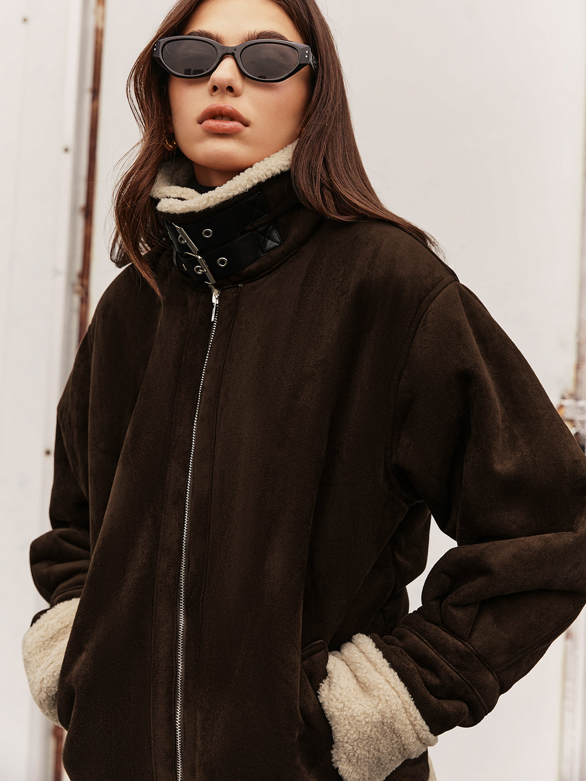 Jennifer | Elegante Vintage-Stil Fleecejacke