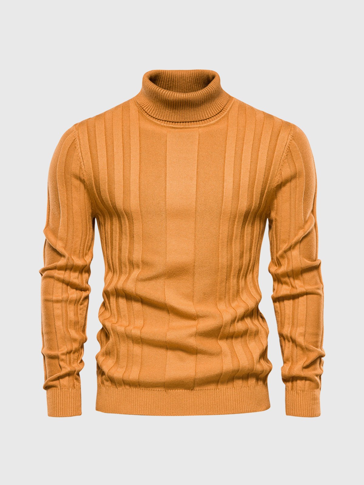 Eleganter Rollkragenpullover mit Streifen