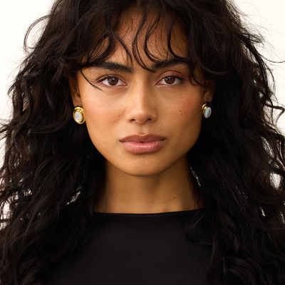 Giselle Perlenohrringe | Gold