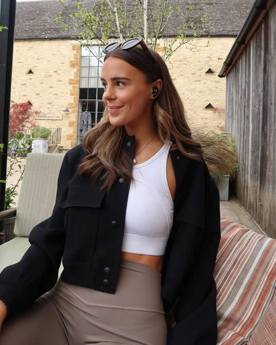 Scarlett | Damen Oversized Bomberjacke