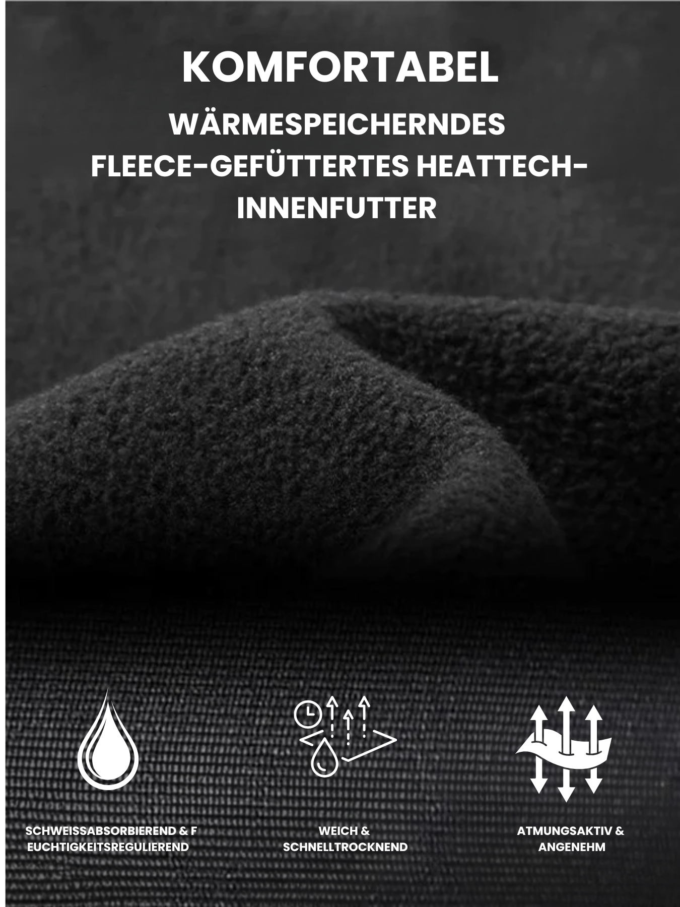 Thermano | Thermisches Langarmshirt für Herren Slim Fit Herbst