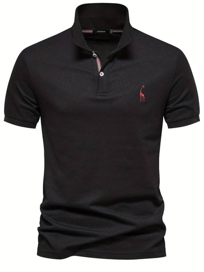 Noah | Slim Fit Klassisches Poloshirt mit sportlichem Kragen-Detail