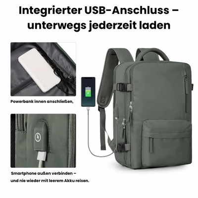 Travex | Multifunktionaler Rucksack für Damen Reisen