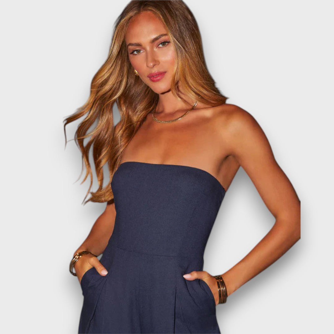 Louna – Eleganter Bandeau-Jumpsuit