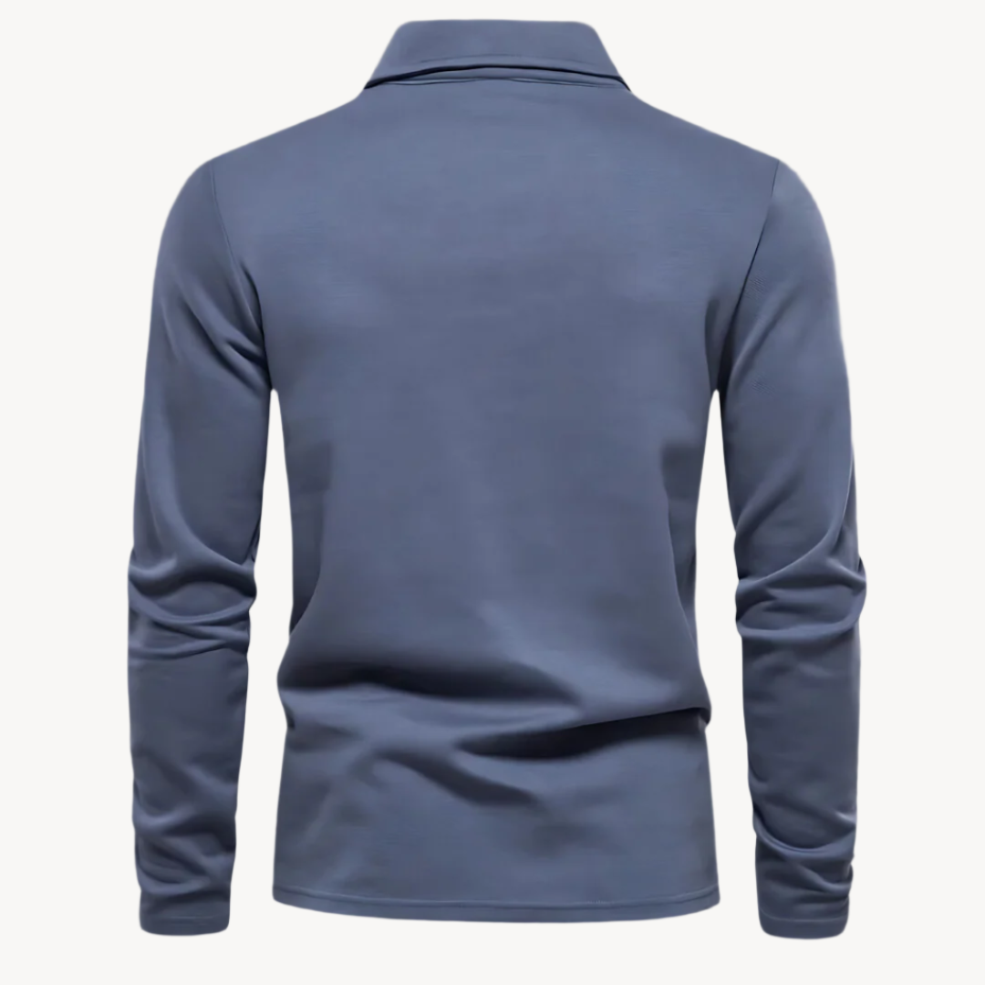 Shizo| Elegantes weiches Baumwoll-Polohemd für Herren