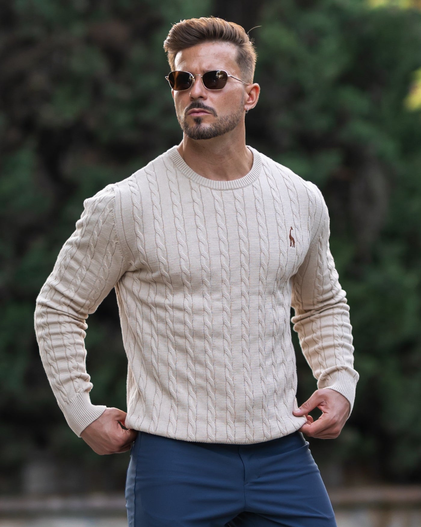 Baumwolltraum - Hochwertiger gestrickter Pullover für Männer