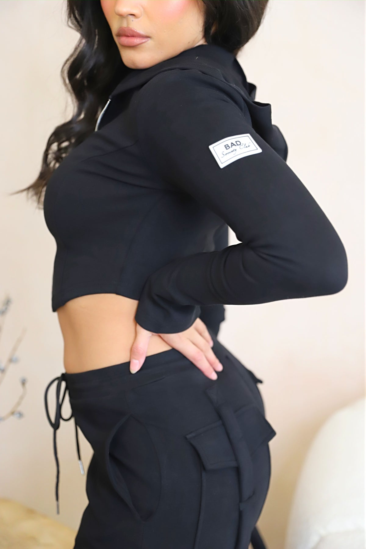 Hannah | Bequemer Cargo-Trainingsanzug für unterwegs