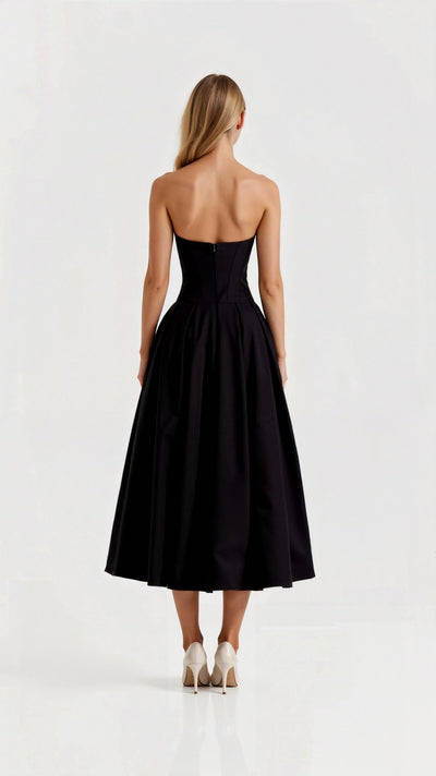 Trägerloses Midikleid Celestia