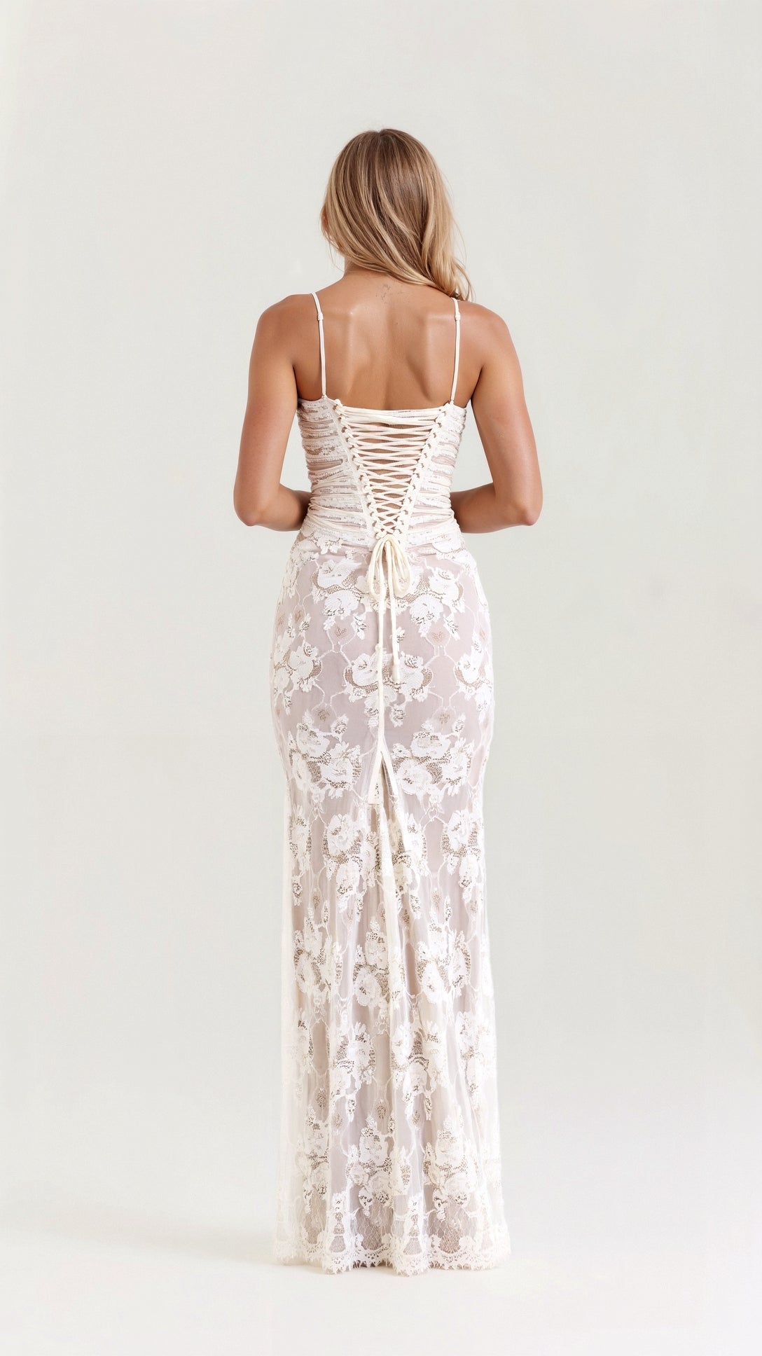 Nerissa Maxikleid aus Spitze