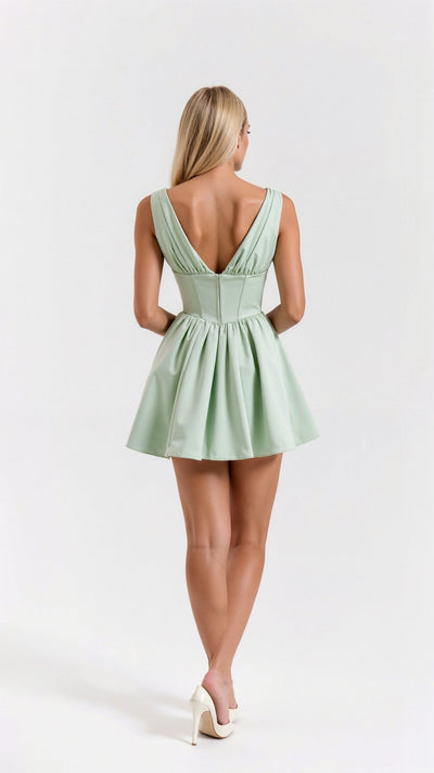 Seraphina Satin-Minikleid