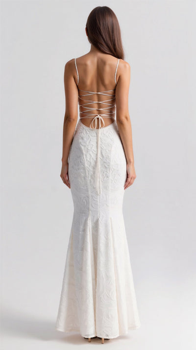 Ysolde – Maxikleid mit Schnürung