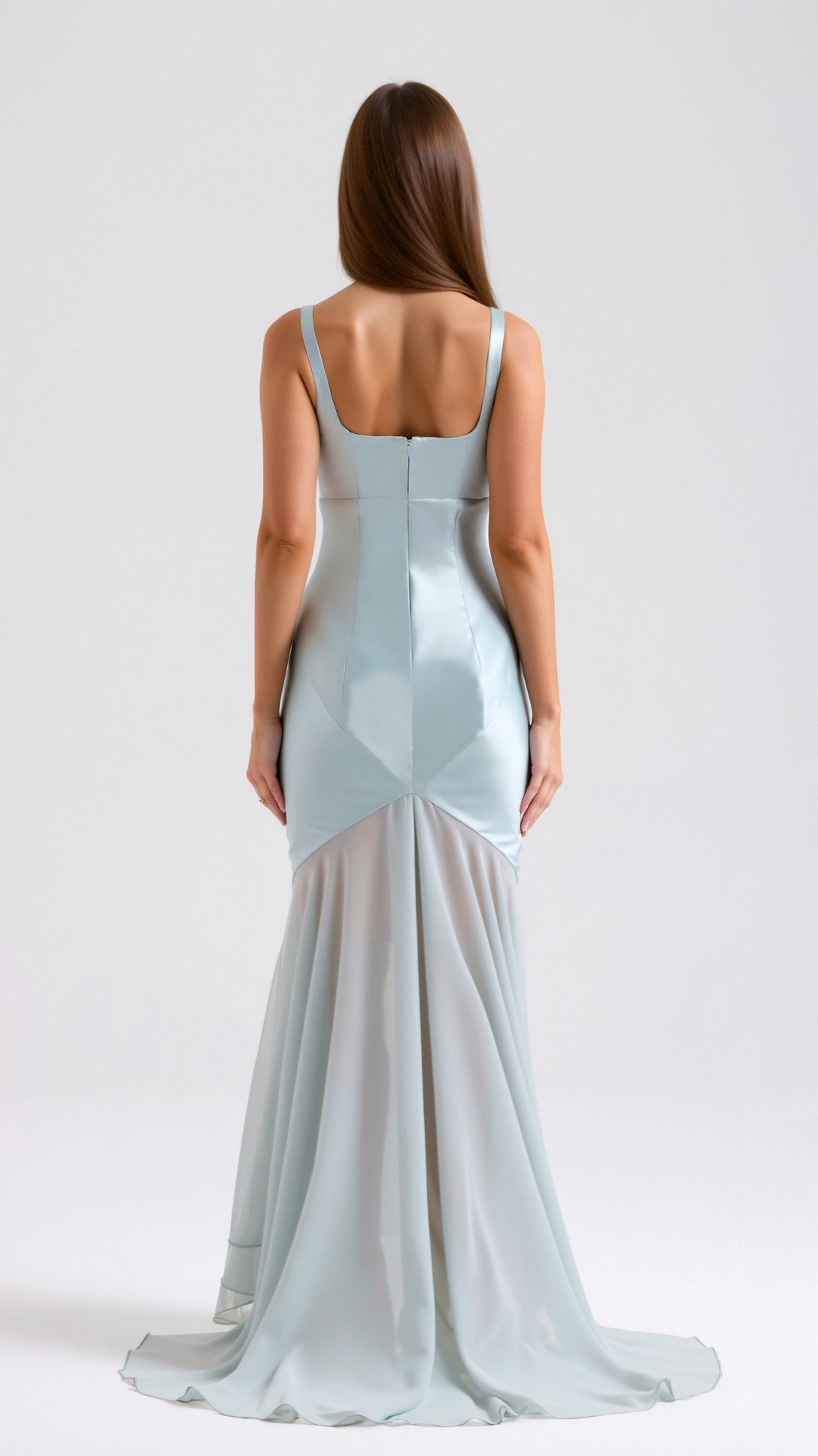 Ursula Chiffon-Maxikleid