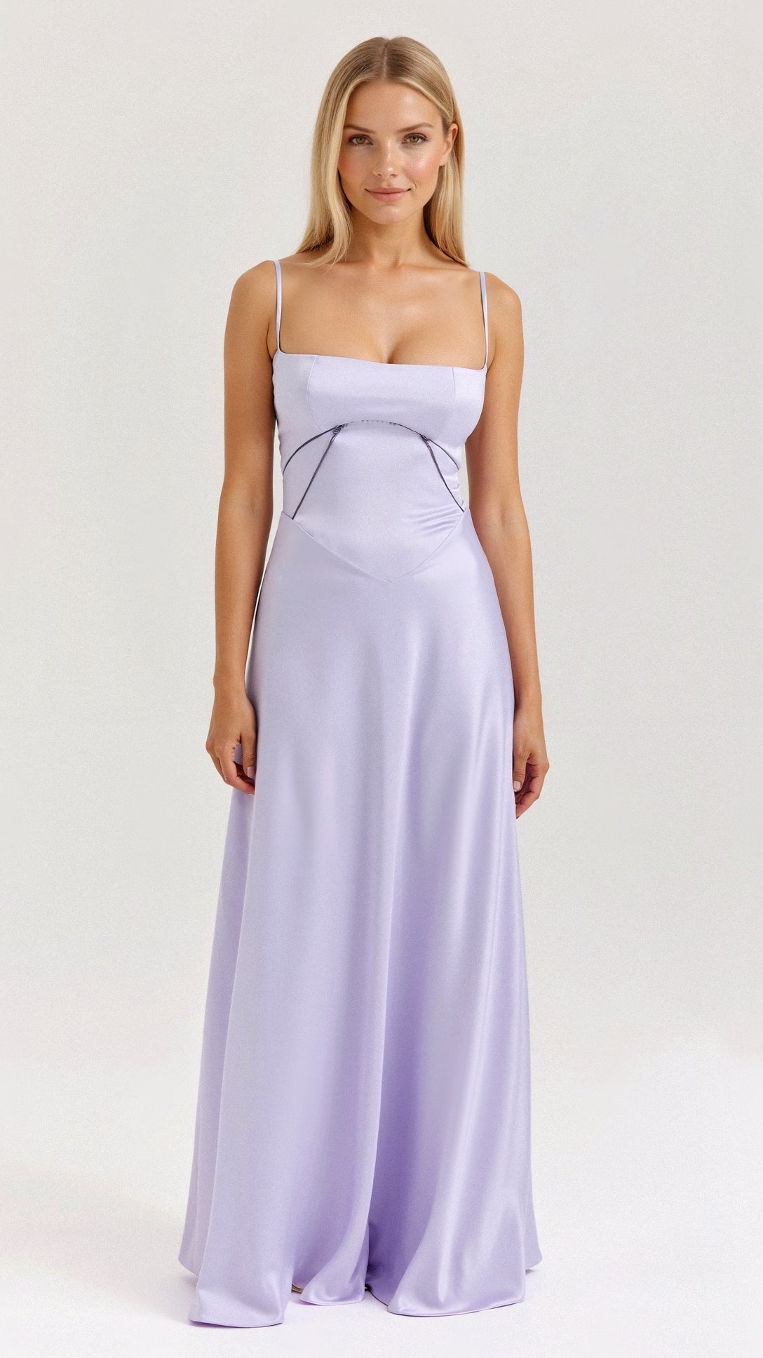 Leontine Maxikleid mit Schnürung