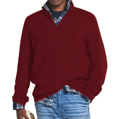 Finn™ - Herren-Reißverschluss-Strickpullover